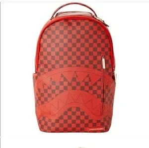 ??SRAYGROUND SHARKS IN PARIS BACKPACK RED RARE LIMITED EDITION LAST ONE?? Sprayground Reverse Sharks in Paris Backpack – DTLR main image 3